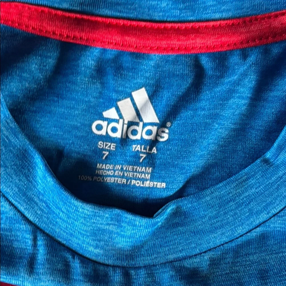 Lot of 4 Adidas Short Sleeve Tees Boys, size 7 - Picture 6 of 13